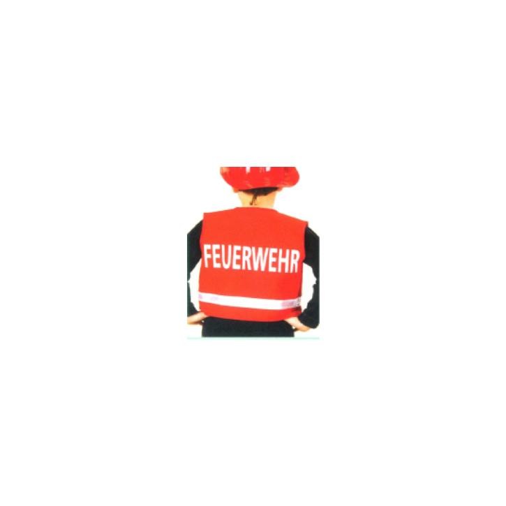 Aurich 50204 Feuerwehr-Weste,für Kinder,rot  Gr.128