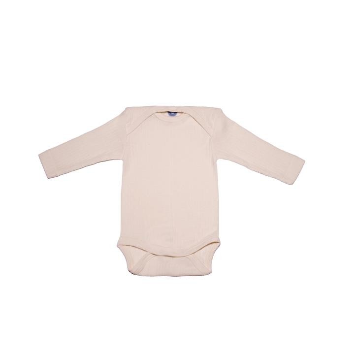 Cosilana Baby-Body 1/1 Arm 086/092 natur 45% Baumwolle/35% Wolle/20%Seide