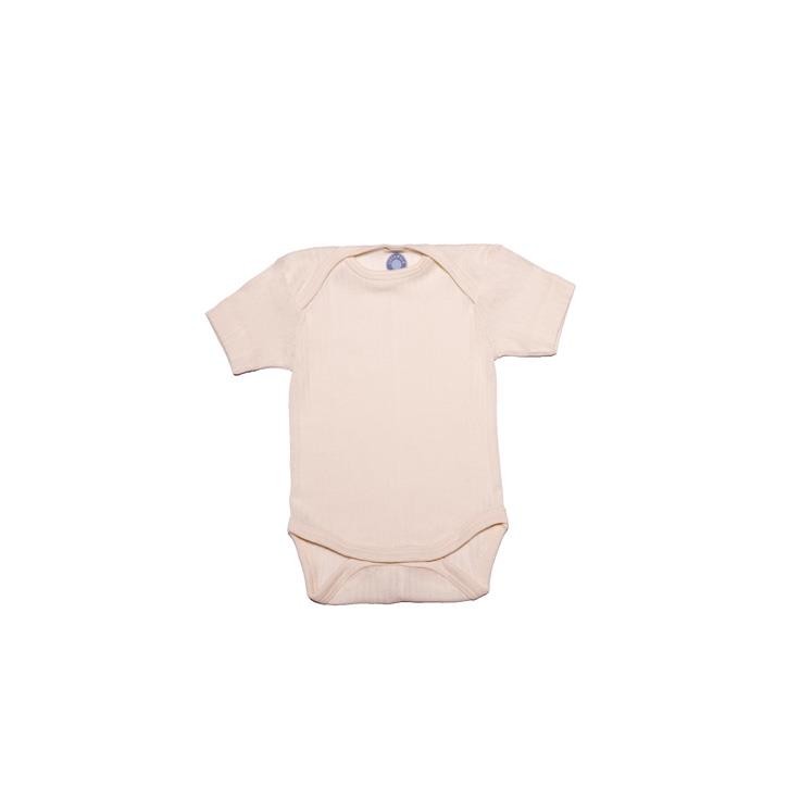 Cosilana Baby-Body 1/4 Arm 086/092 natur 45% Baumwolle/35% Wolle/20%Seide