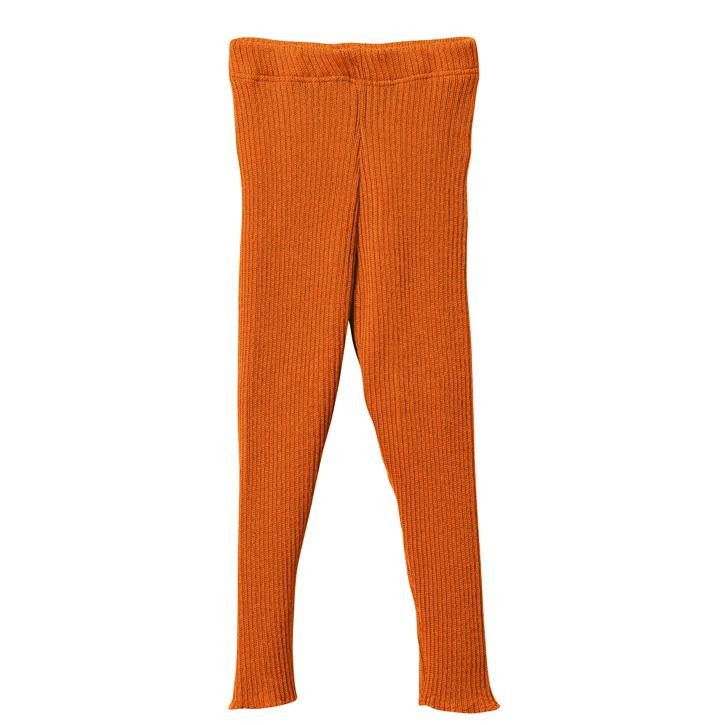 Disana Strick-Leggings 122/128 orange Vorsaison 100% Schurwolle