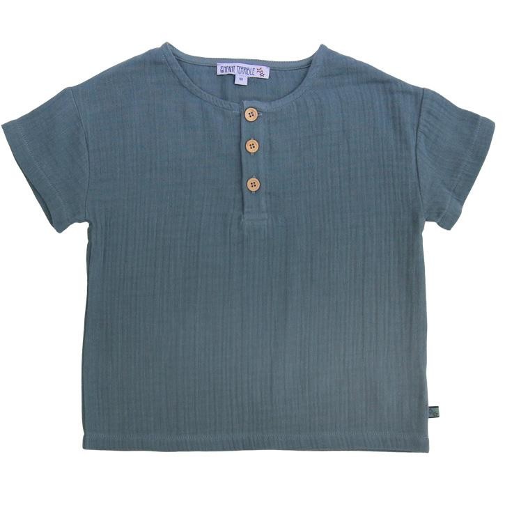 Enfant Terrible Musselin Shirt 116 steel blue