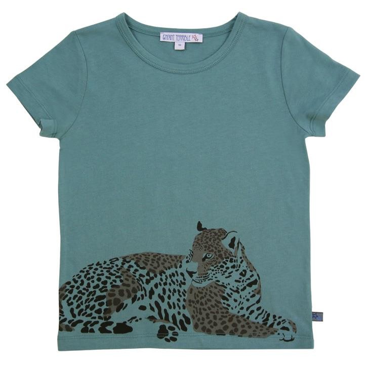 Enfant Terrible ocean Shirt mit Leopardendruck