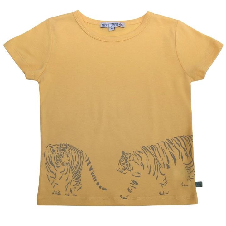 Enfant Terrible Shirt mit Tigerdruck 140 yellow