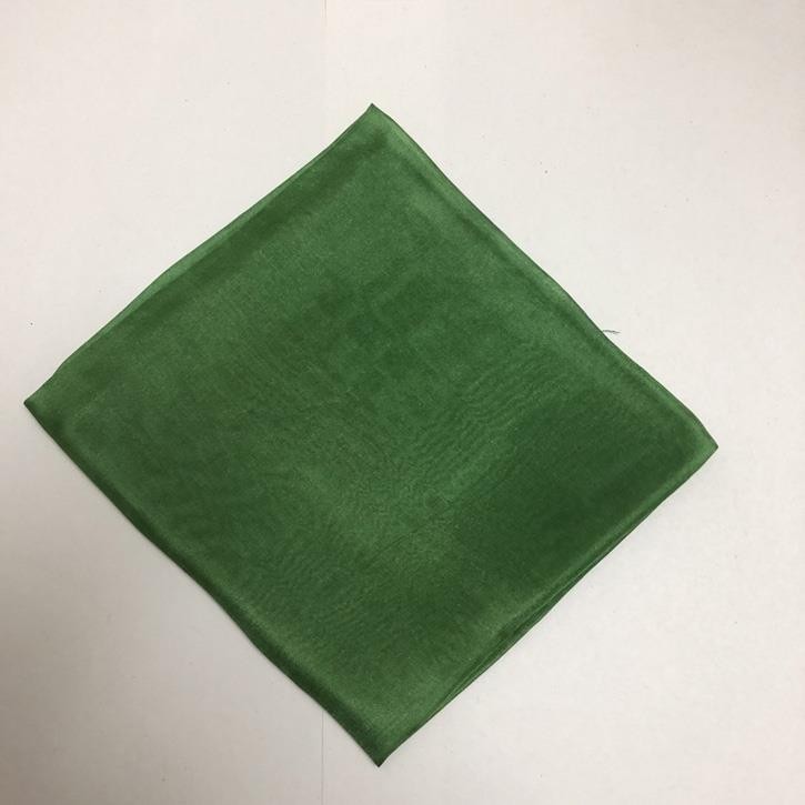 Filges Seidentuch, 55 x 55cm, 2.Wahl grün, pflanzengefärbt, 