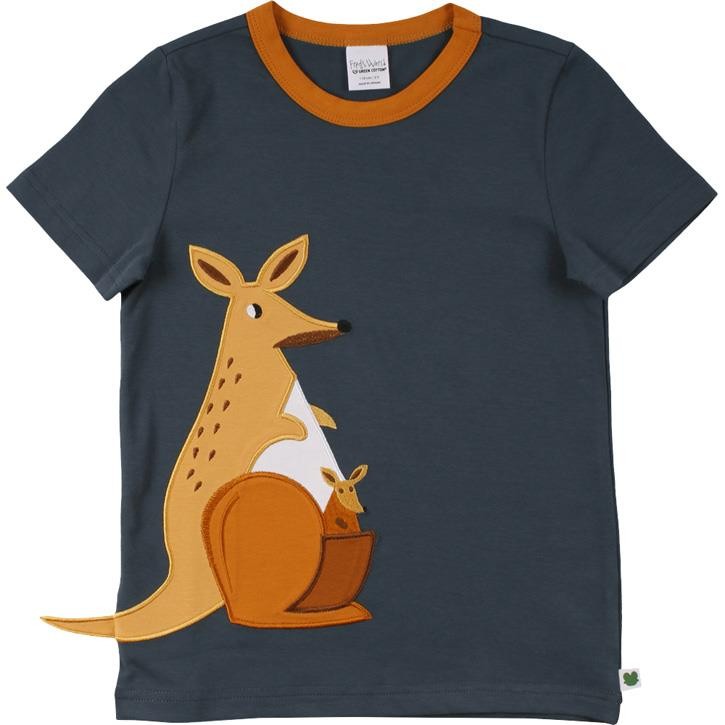 Freds World Hello kangaroo s/s T-Shirt 110 Midnight CO/95,EL/5