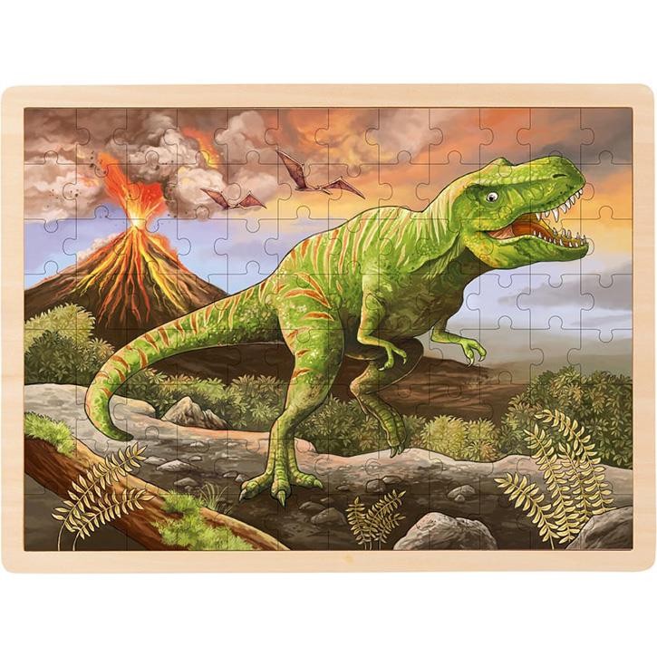 Goki Einlegepuzzle T-Rex 57389 3+ Holz