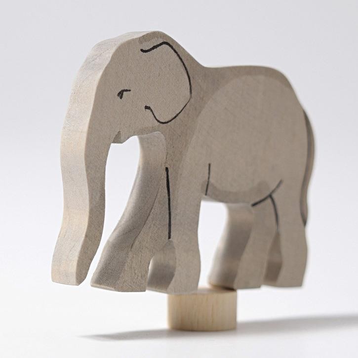 Grimms Stecker Elefant, handbemalt