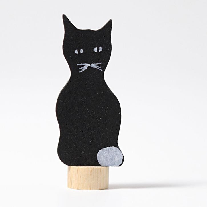 Grimms Steckfigur schwarze Katze 