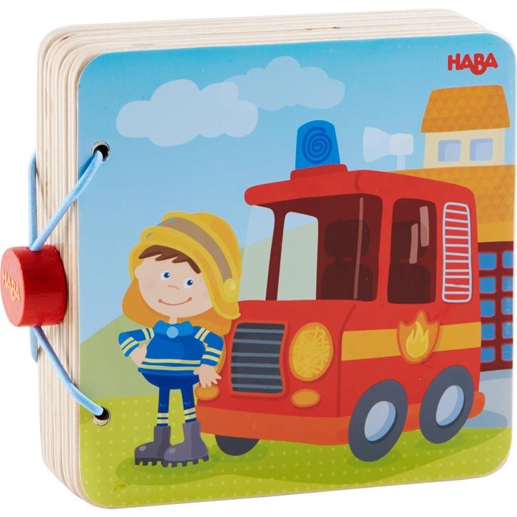 Haba Holz-Babybuch Feuerwehr