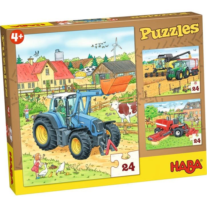 Haba Puzzle Traktor und Co. 4+