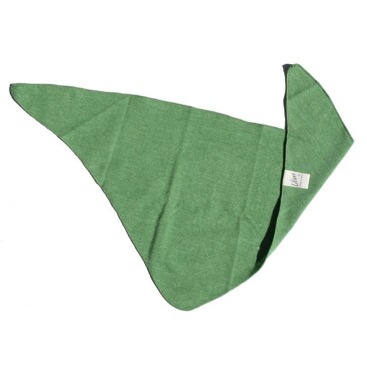 Lilano Dreieckstuch grün aus Wolle kbT/Seide