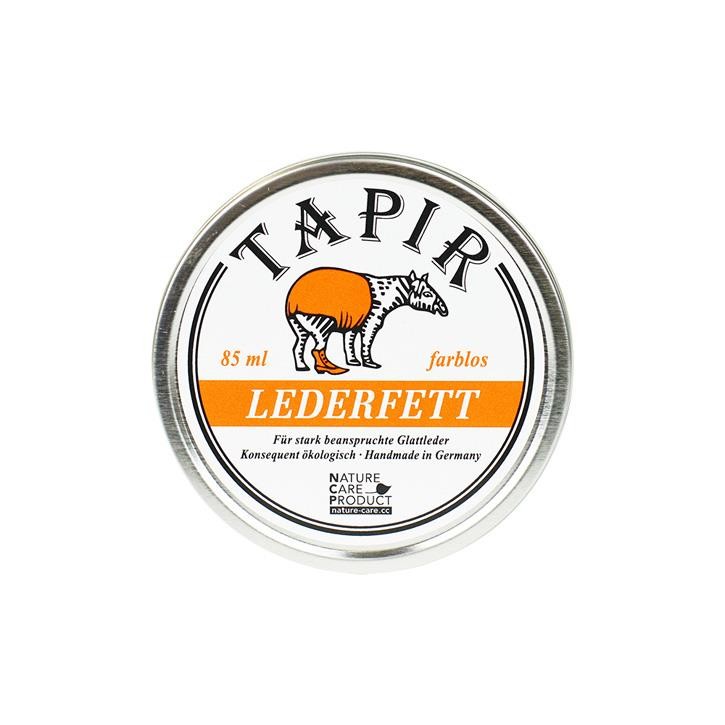 Tapir Lederfett farblos in der Weißblechdose85ml