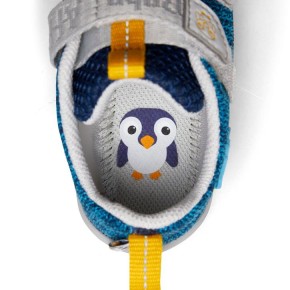 Affenzahn Sneaker Knit Pinguin 22 blau Minimalschuh