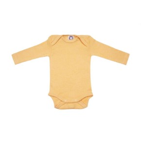 Cosilana Baby Body langarm aus Baumwolle/ Wolle/Seide