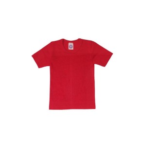 Cosilana Kinder-Unterhemd kurzarrm uni Wolle / Seide