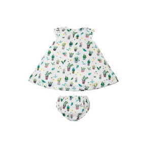 Frugi Dolly Muslin Outfit 2-3J Greenhouse