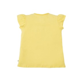Frugi Ellie Applique T-shirt 5-6J Sunshine/Turtle