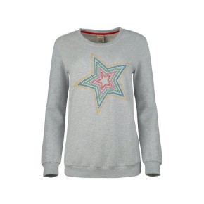 Frugi Schwangerschafts Sweatshirt Grey Marl/Star_AW20