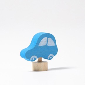 Grimms Steckfigur blaues Auto