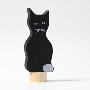 Grimms Steckfigur schwarze Katze 