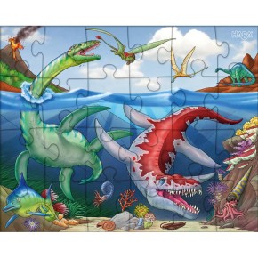 Haba 3 Puzzle Dinosaurier mit je 24 Teile 4+