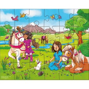 Haba Puzzles Pferdefreundinnen 4+