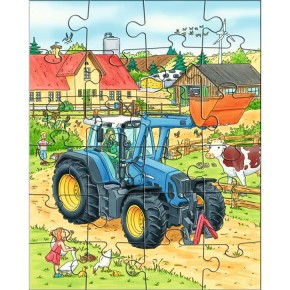 Haba Puzzle Traktor und Co. 4+
