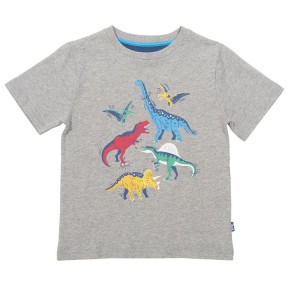 Kite Dinosaur Stomp T-Shirt 100% Bio-Baumwolle