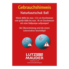 Lutz Mauder Kinderball groß Zootiere Ø 18cm