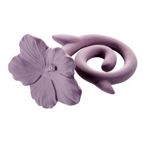 Natruba Beißring Blume lila Hawaii Flower purple