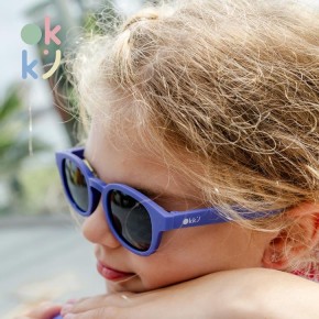 Okky Kinder UV Sonnenbrille blau 3-9 Jahre Wayfarer