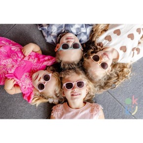 Okky Kinder UV Sonnenbrille pfirsich 3-9 Jahre rund