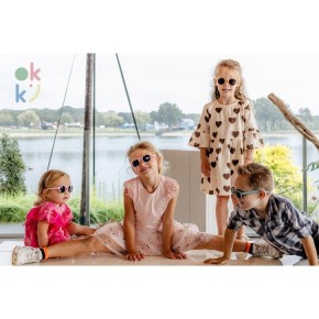 Okky Kinder UV Sonnenbrille pfirsich 3-9 Jahre rund