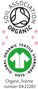 Frugi zertifiziert von der Soil Association als auch vom Global Organic Textile Standard (GOTS)