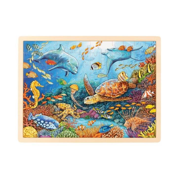 Goki Einlegepuzzle Great Barrier Reef 57432 3+ Holz