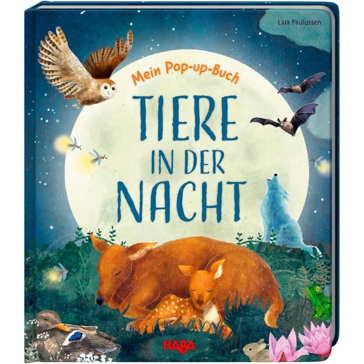 Haba Mein Pop-up-Buch Tiere in der Nacht 2+