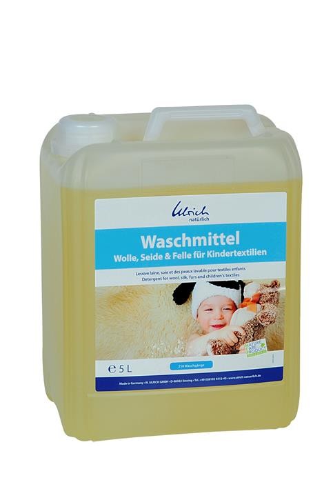 Ulrich Waschmittel Wolle, Seide & Felle für Kindertextilien 5 Liter