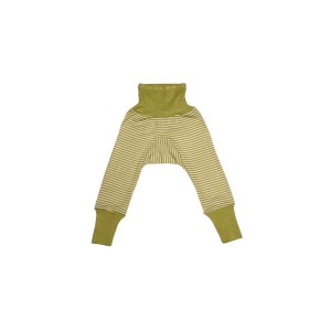 Cosilana Baby-Hose mit Nabelbund Wolle kbT/Seide geringelt