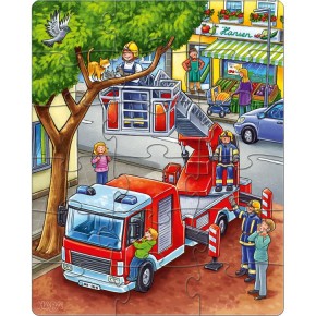 Haba Puzzles Polizei, Feuerwehr